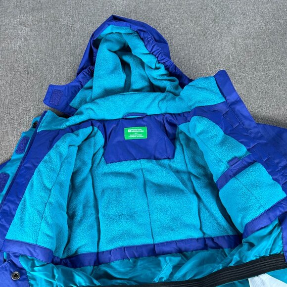 Mountain Warehouse Hooded Winter Jacket Kids 2-3 Blue Casual Outdoor - Picture 5 of 11